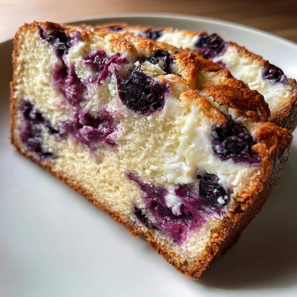 Blueberry Cream Cheese Bread Recipe - detail 1