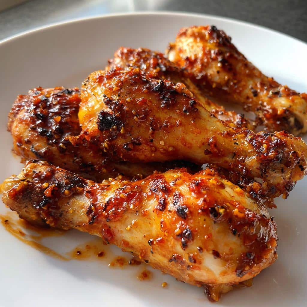 Buffalo Air Fryer Drumsticks Hot Sauce