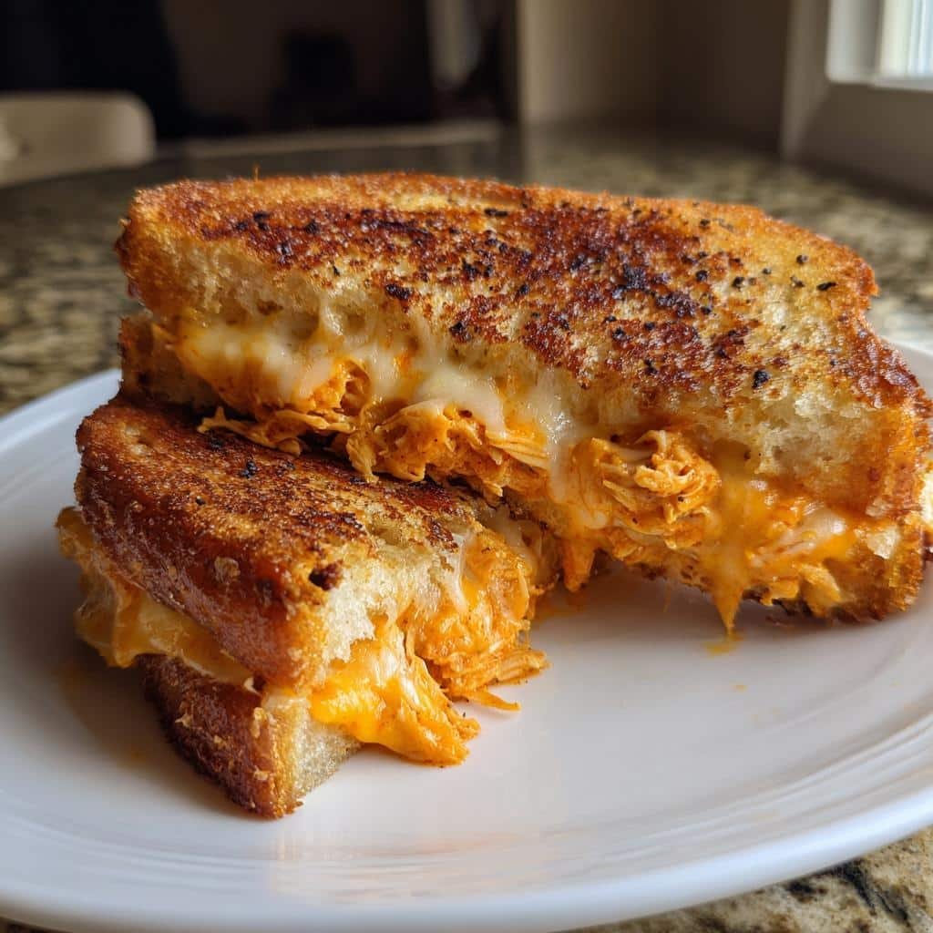 Buffalo Chicken Air Fryer Grilled Cheese - detail 1