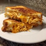 Buffalo Chicken Air Fryer Grilled Cheese