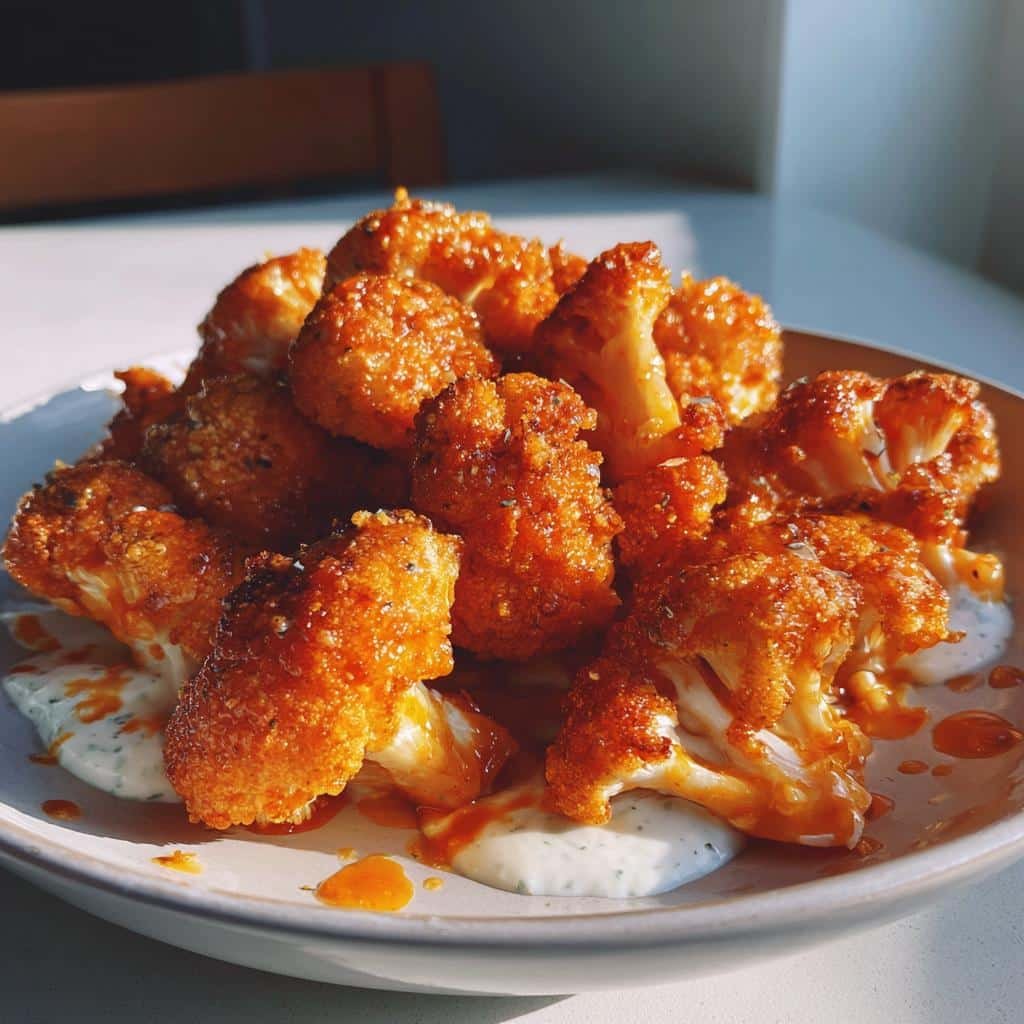 Buffalo cauliflower bites (air fryer) - detail 1