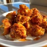Buffalo cauliflower bites (air fryer)