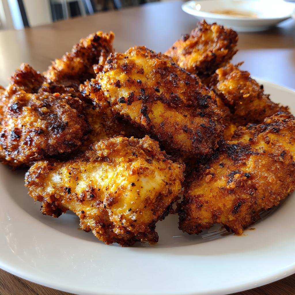 Fiery Cajun Chicken Bites Done in Just 12 Minutes! 4 Cajun chicken bites (air fryer) - detail 1