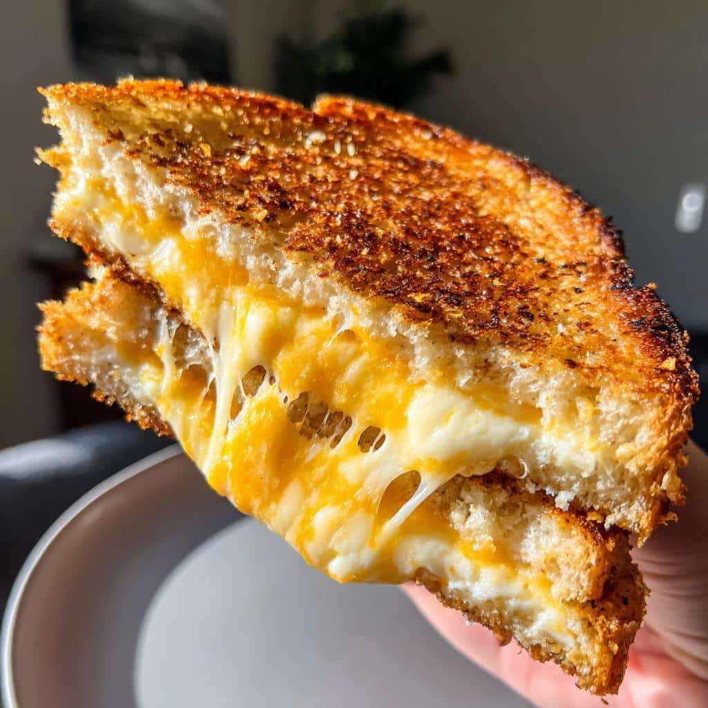 5-Minute Cheese Explosion Air Fryer Grilled Cheese Magic 4 Cheese Explosion Air Fryer Grilled Cheese - detail 1