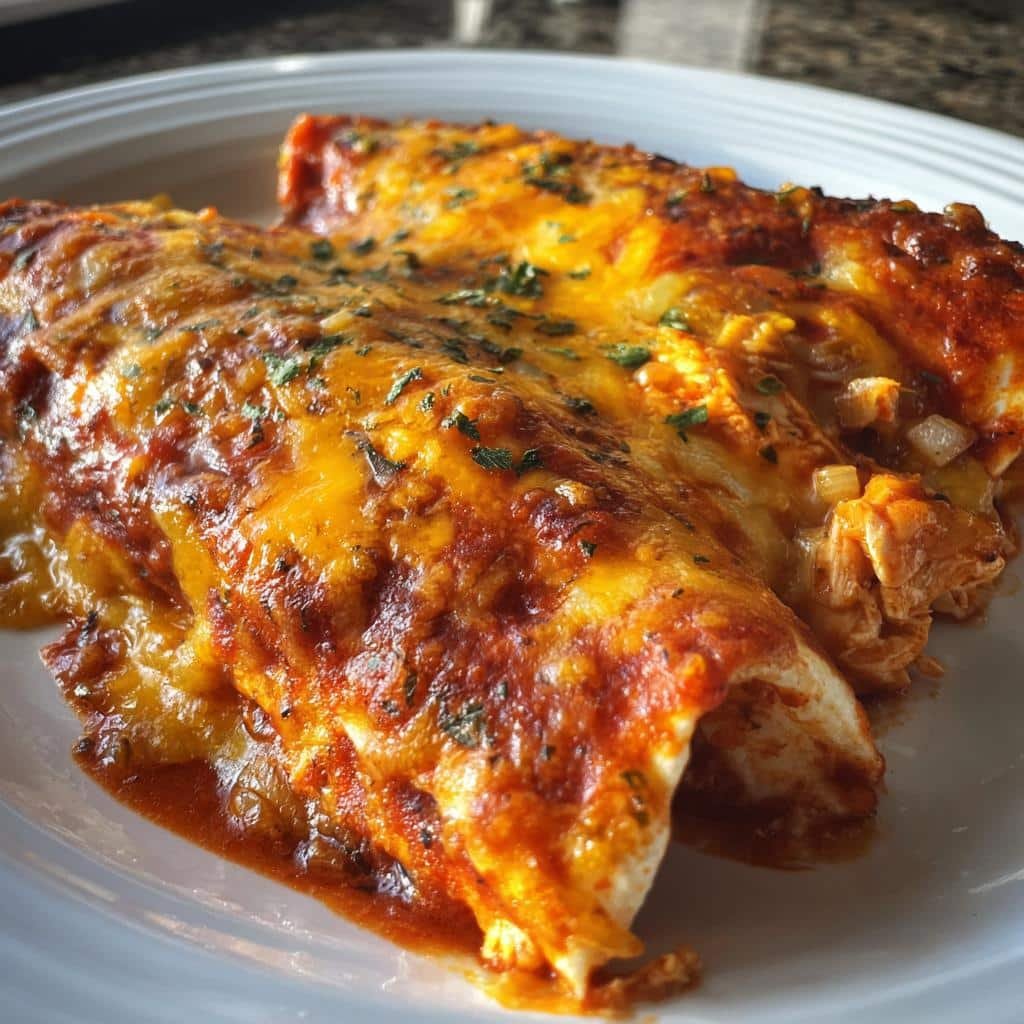 Cheesy Chicken Enchiladas - detail 1