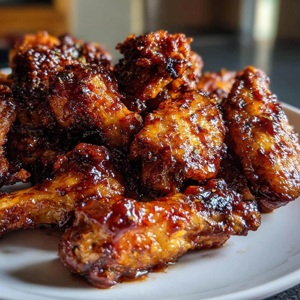 30-Minute Chipotle BBQ Air Fryer Wings - Irresistibly Crispy! 4 Chipotle BBQ Air Fryer Wings - detail 1