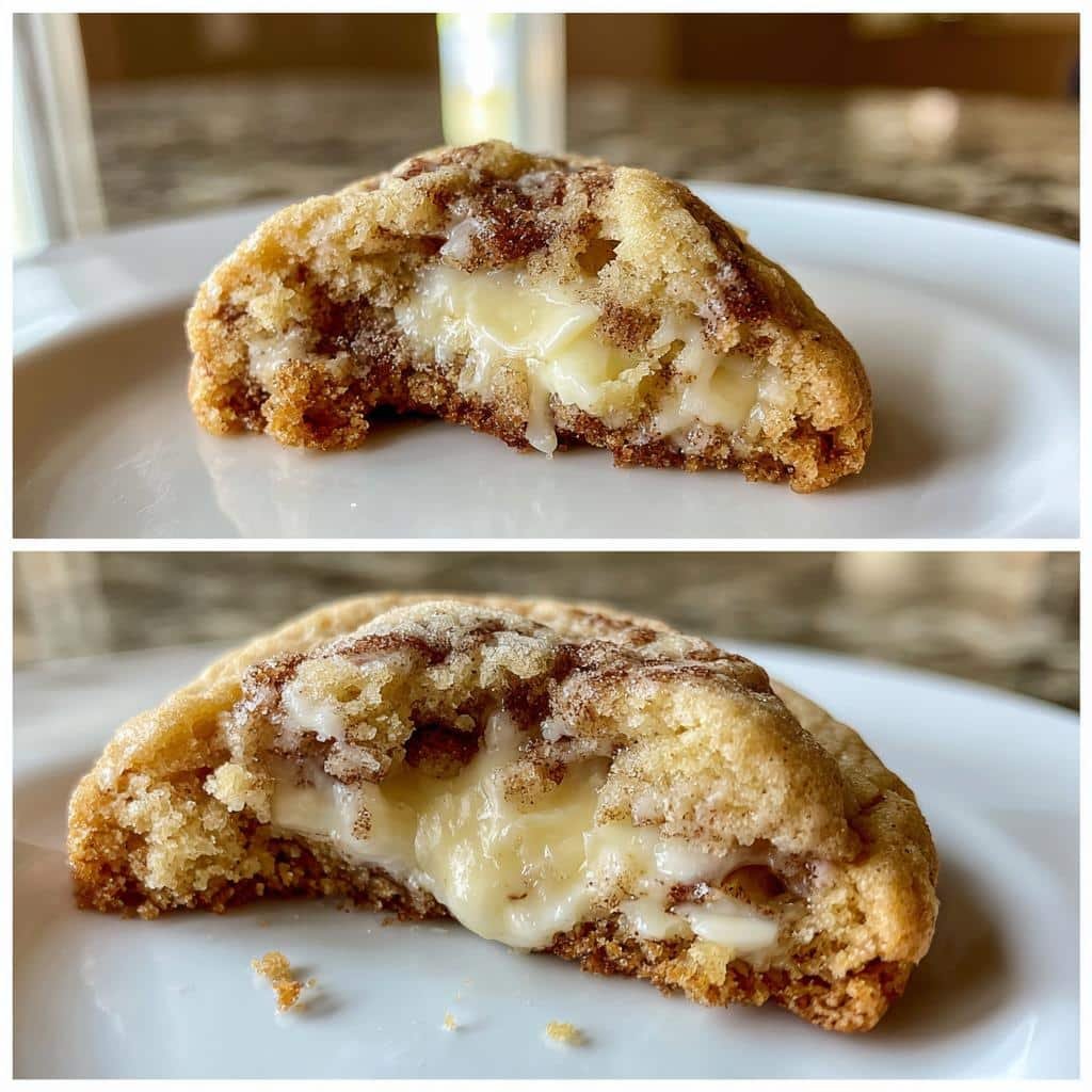 Cinnamon Roll-Inspired Cookies (with Filling) - detail 1