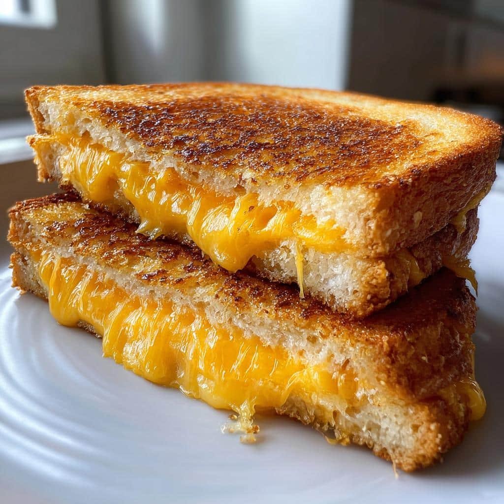 Classic Crispy Air Fryer Grilled Cheese