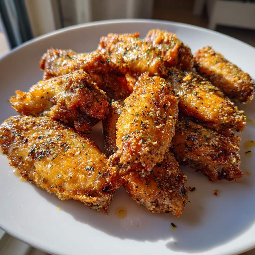 Crispy Lemon Pepper Baking Powder Wings - detail 1