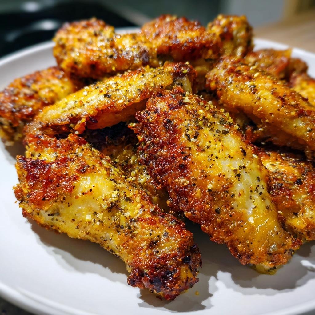 Crispy Lemon Pepper Baking Powder Wings