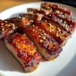 Easy Air Fryer Marinated Pork Jowl