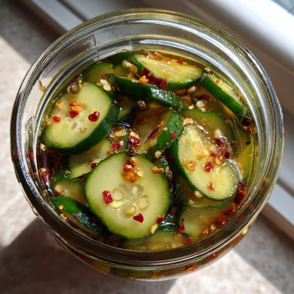 Easy Spicy Pickle Chips