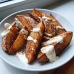 Fast Lebanese Garlic Toum Air Fryer Wedges