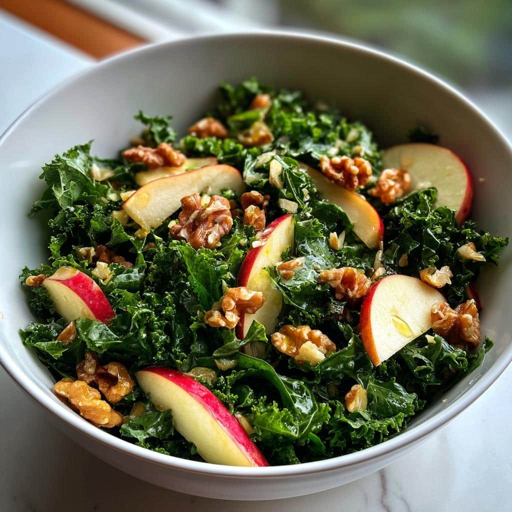 Fresh Kale Apple Salad - detail 1