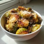 Garlic Parmesan Roasted Brussels Sprouts Recipe