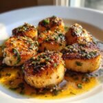 Golden Garlic Butter Scallops