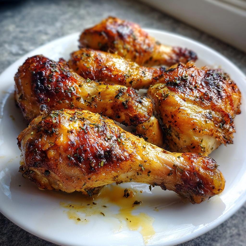 Greek Lemon Air Fryer Drumsticks - detail 1