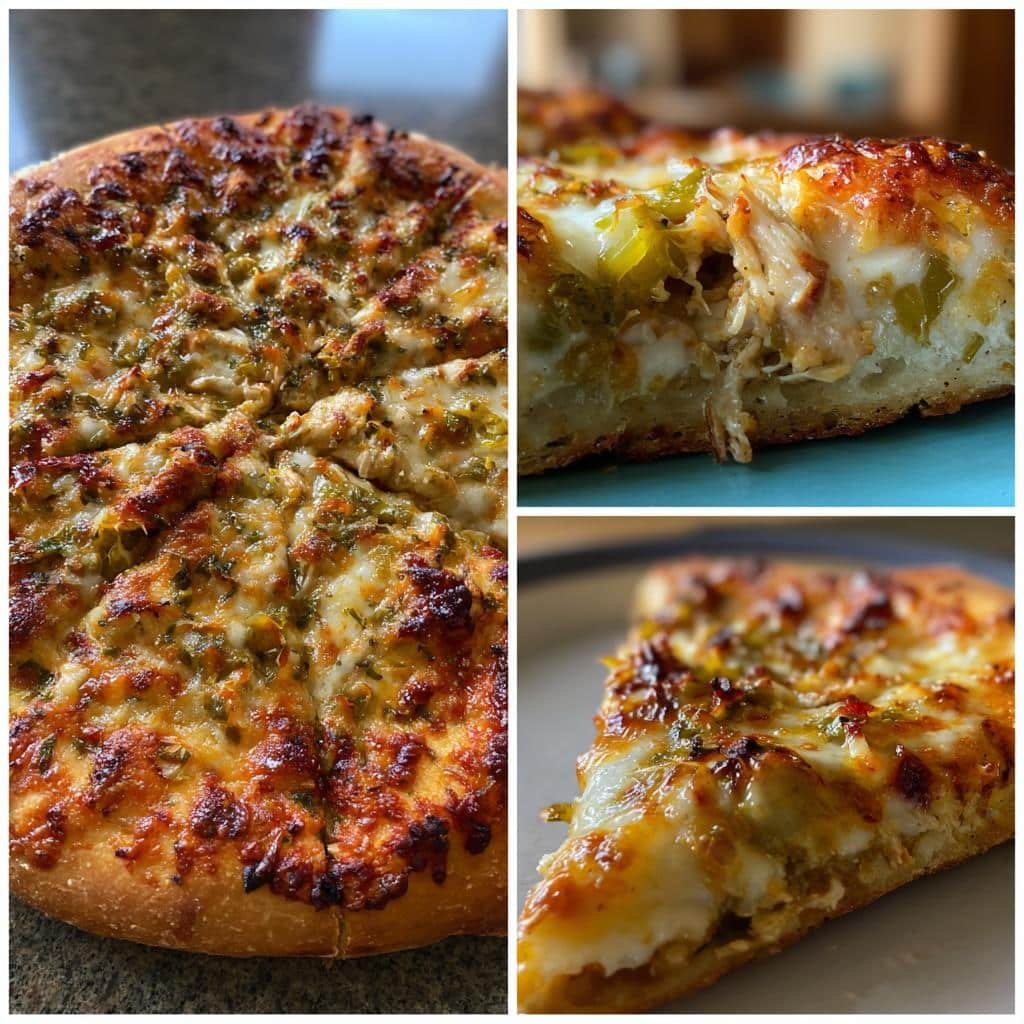 Green Chile & Chicken Pizza - detail 1