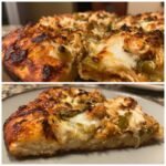 Green Chile & Chicken Pizza