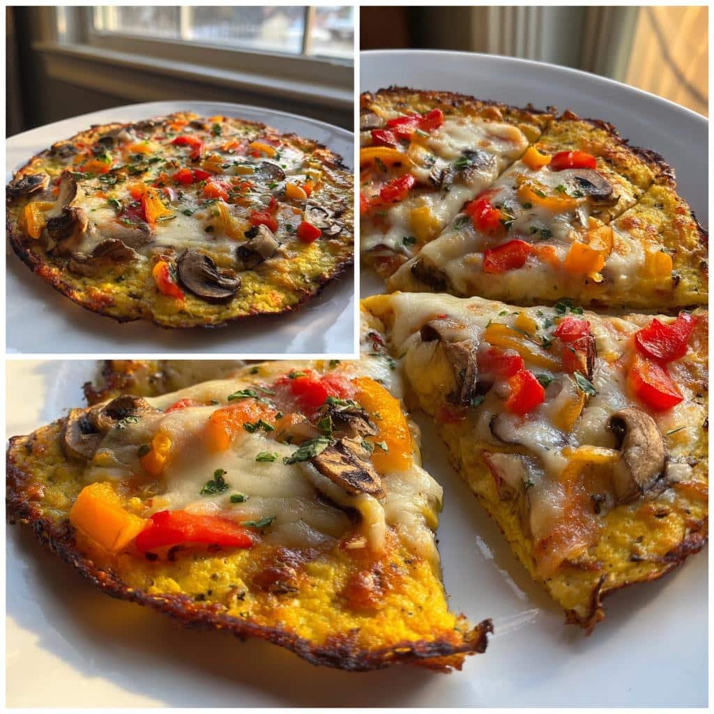 High-Protein Pizza with Egg Whites