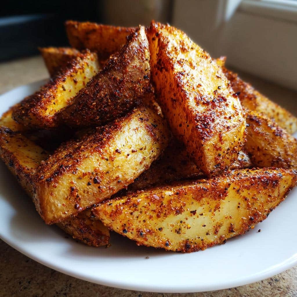 Homemade Jerk Spice Air Fryer Wedges - detail 1