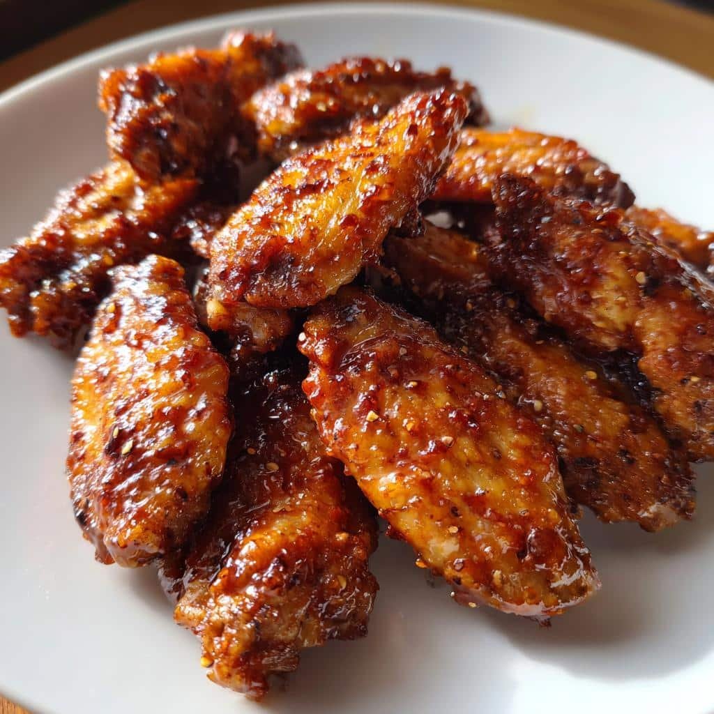 Honey Chipotle Air Fryer Wings