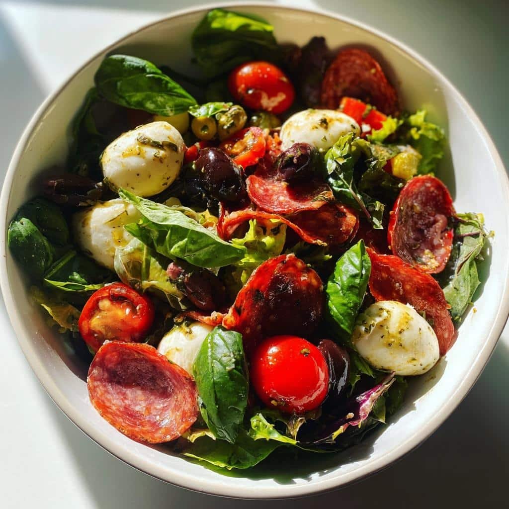 Italian Antipasti Salad - detail 1