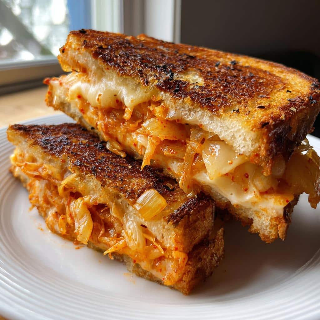 Kimchi Air Fryer Grilled Cheese - detail 1