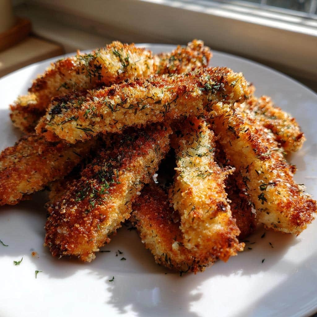 Lemon Dill Fish Sticks
