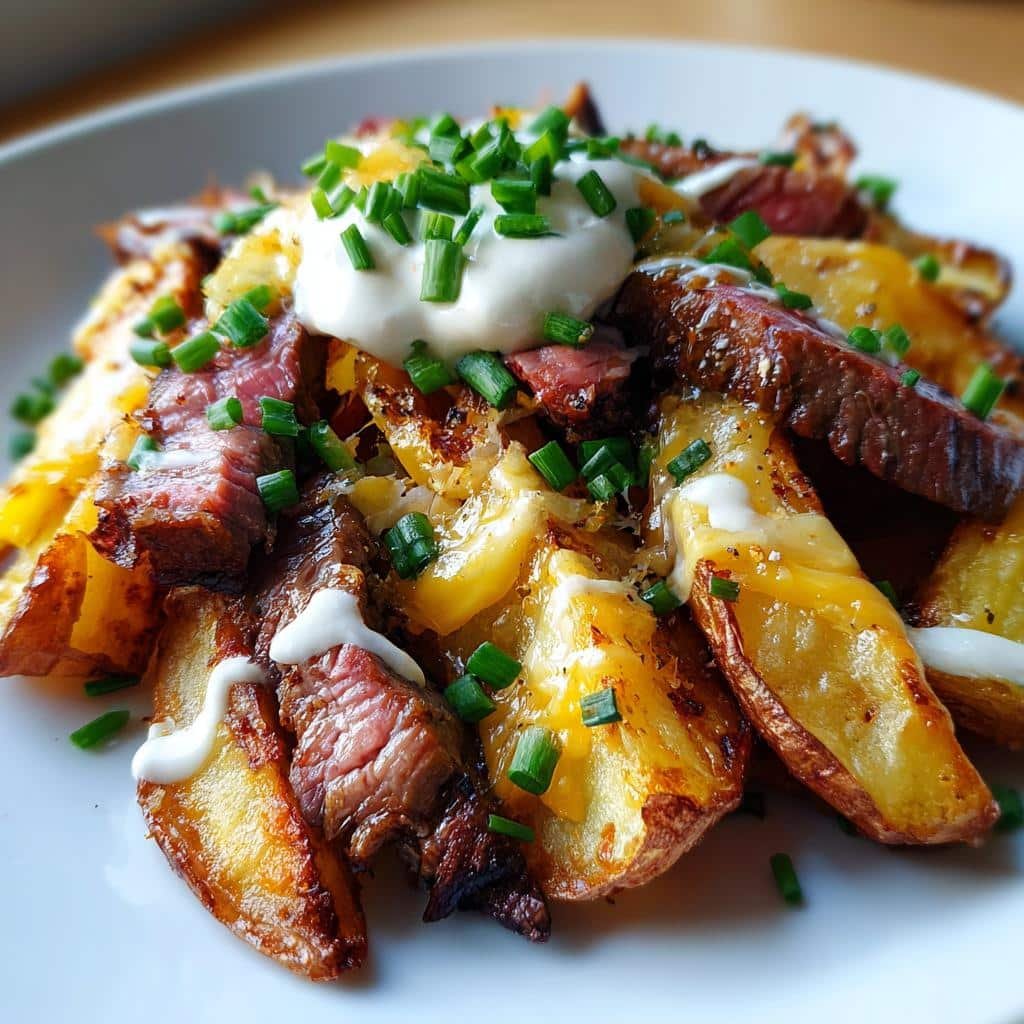 Loaded Steak & Truffle Oil Air Fryer Wedges - detail 1