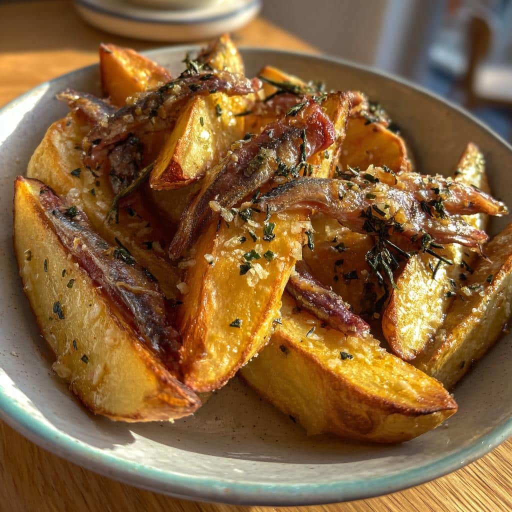 Loaded Wedges with Crispy Anchovies & Parmesan - detail 1