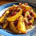 Loaded Wedges with Crispy Anchovies & Parmesan