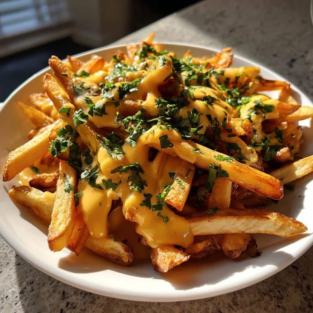 Nacho Cheese Air Fryer Fries