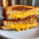 New Year Cozy Air Fryer Grilled Cheese