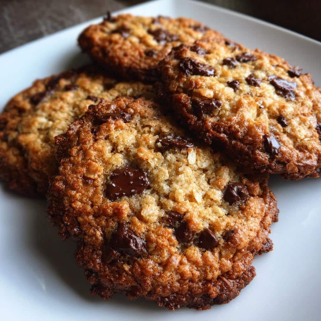 Oatmeal Chocolate Chip Cookies (Air Fryer)