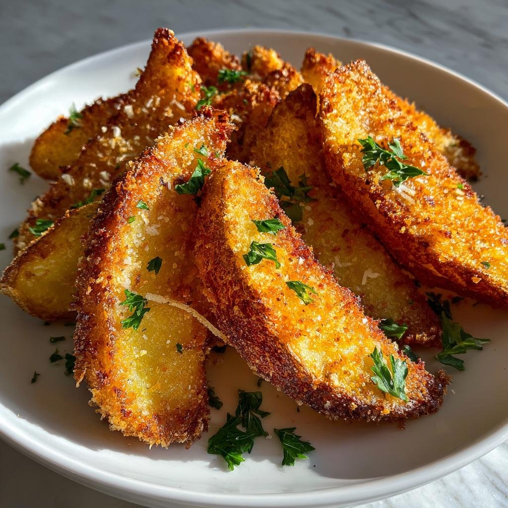 Crispy 4-Ingredient Parmesan Crusted Potatoes Stolen Recipe 4 Parmesan Crusted Potatoes - detail 1