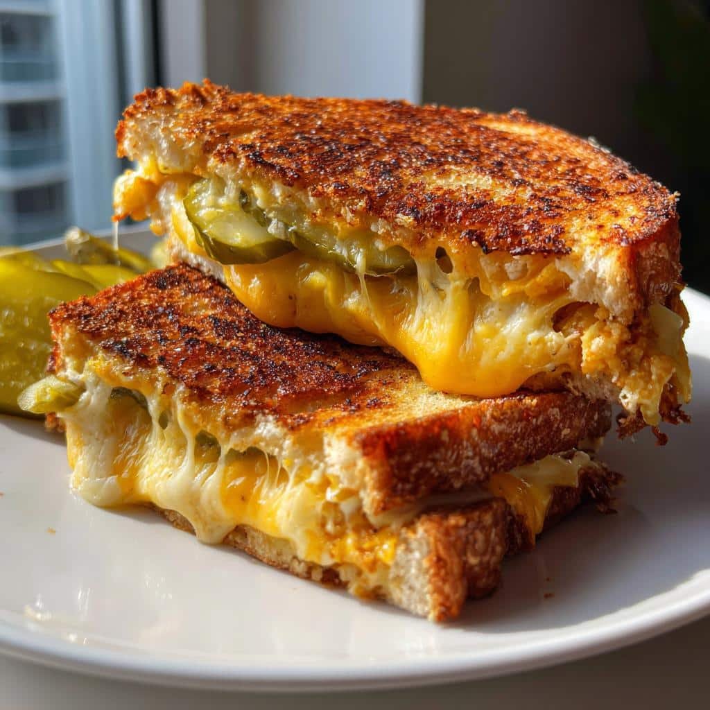 Pickle Spear Side Air Fryer Grilled Cheese Combo - detail 1