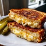 Pickle Spear Side Air Fryer Grilled Cheese Combo