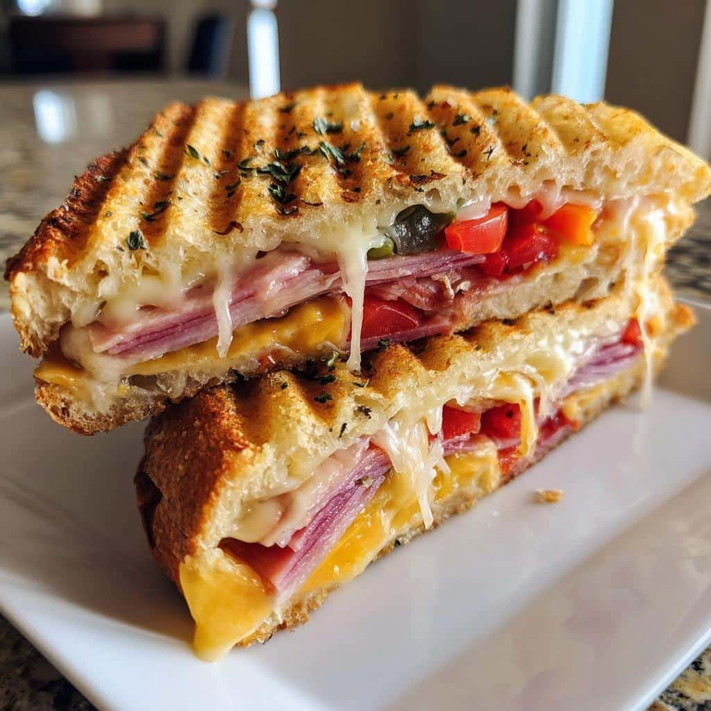 Pressed Panini Sandwich