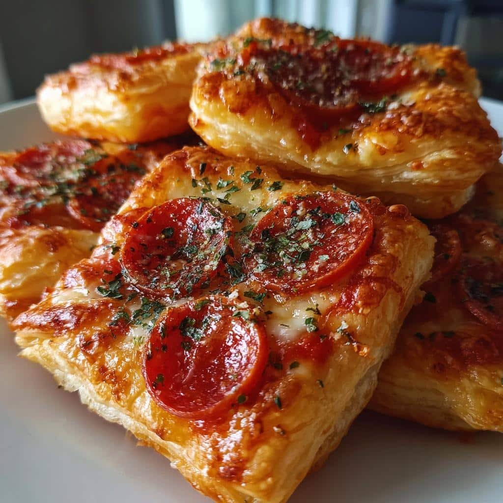 Puff Pastry Mini Pizzas
