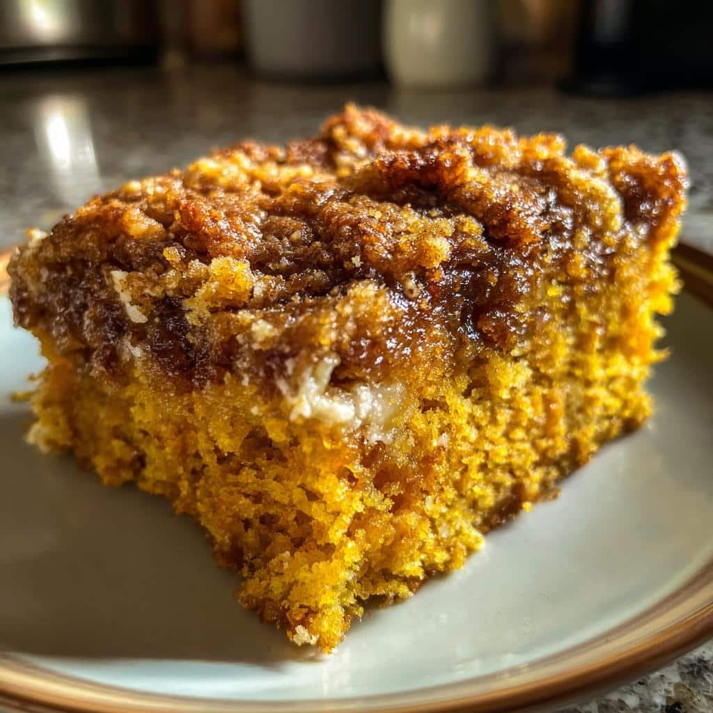 Pumpkin Crunch Cake - detail 1