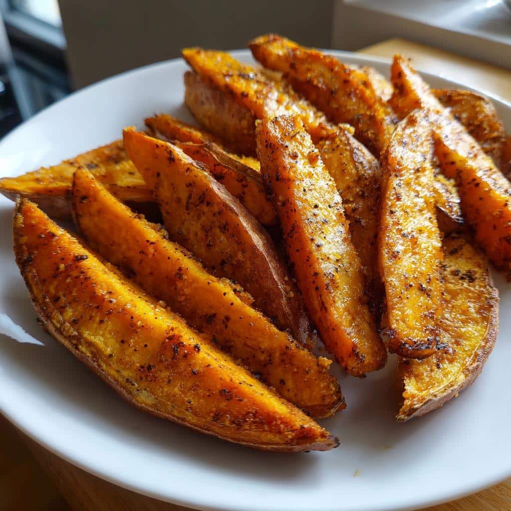 Pumpkin Pie Spice Air Fryer Sweet Potato Wedges - detail 1