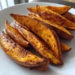 Pumpkin Pie Spice Air Fryer Sweet Potato Wedges