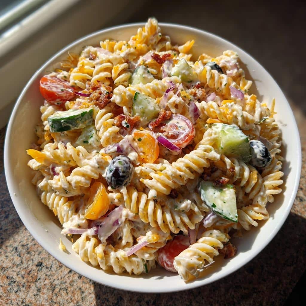 Ranch Pasta Salad - detail 1