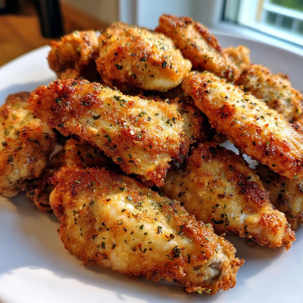 Ranch seasoned chicken wing bites (air fryer)