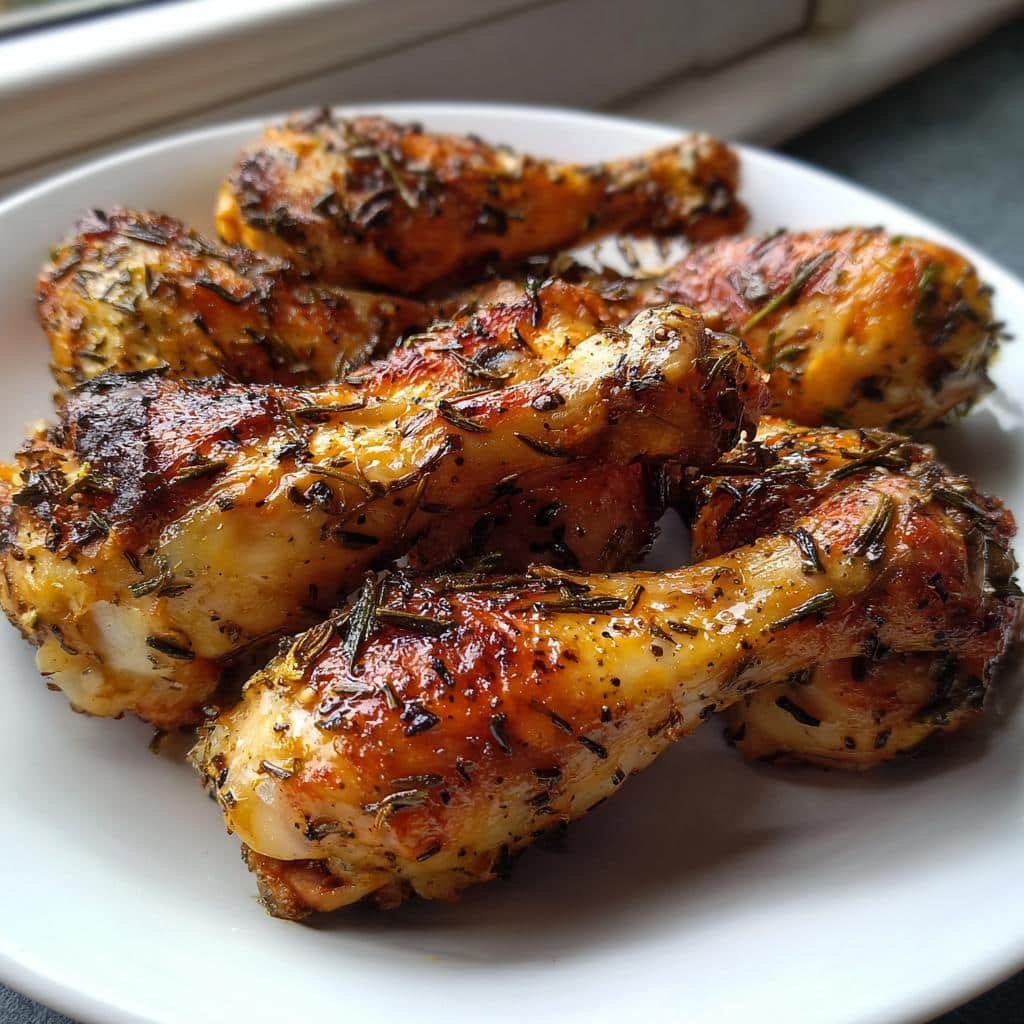 Rosemary Thyme Air Fryer Drumsticks