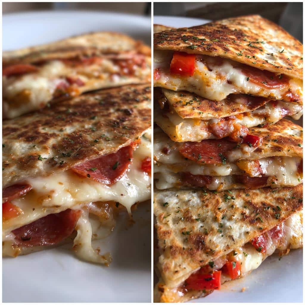 Simple Pizza Quesadillas Recipe - detail 1