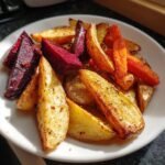 Sneaky Veggie Air Fryer Wedges (Hiding Carrots/Beets in Potato Base)