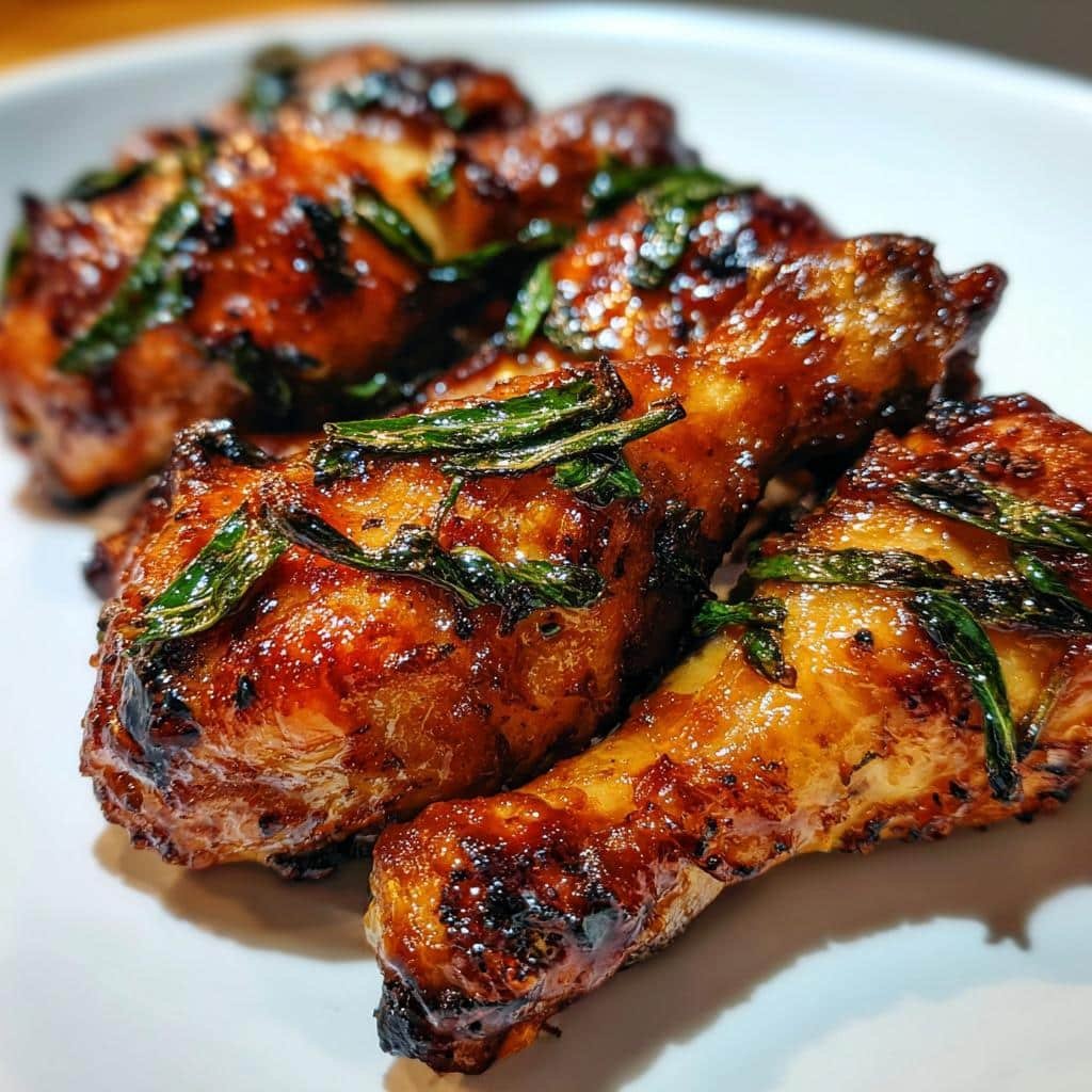 Thai Basil Air Fryer Drumsticks