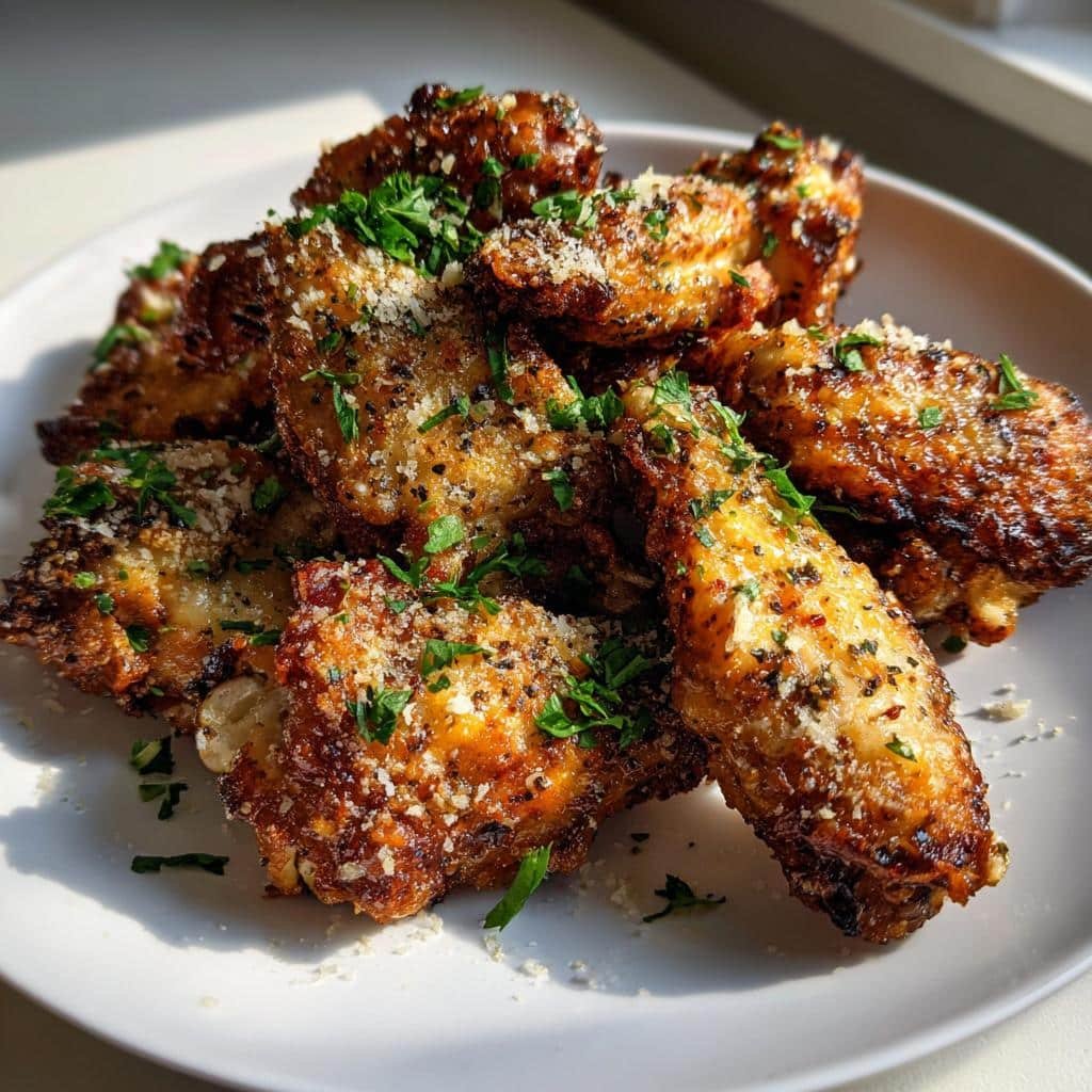 Truffle Parmesan Air Fryer Wings - detail 1